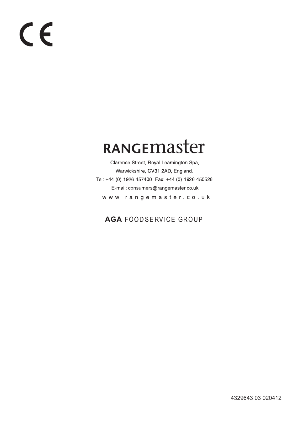 Rangemaster LEIHDS120SC User Manual | Page 16 / 16