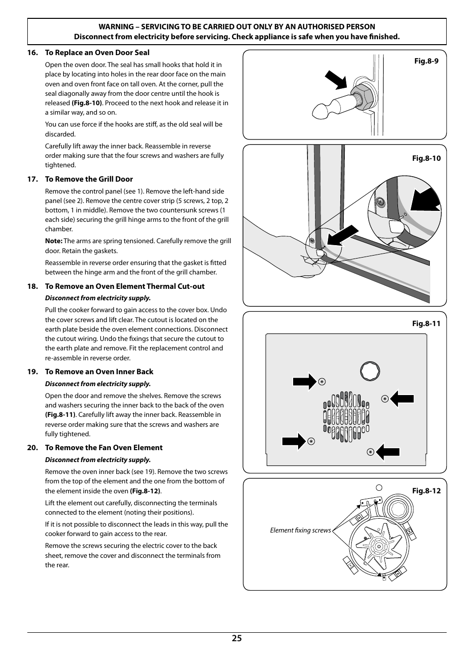 Rangemaster 90 INDUCTION U109941 - 02 User Manual | Page 27 / 32