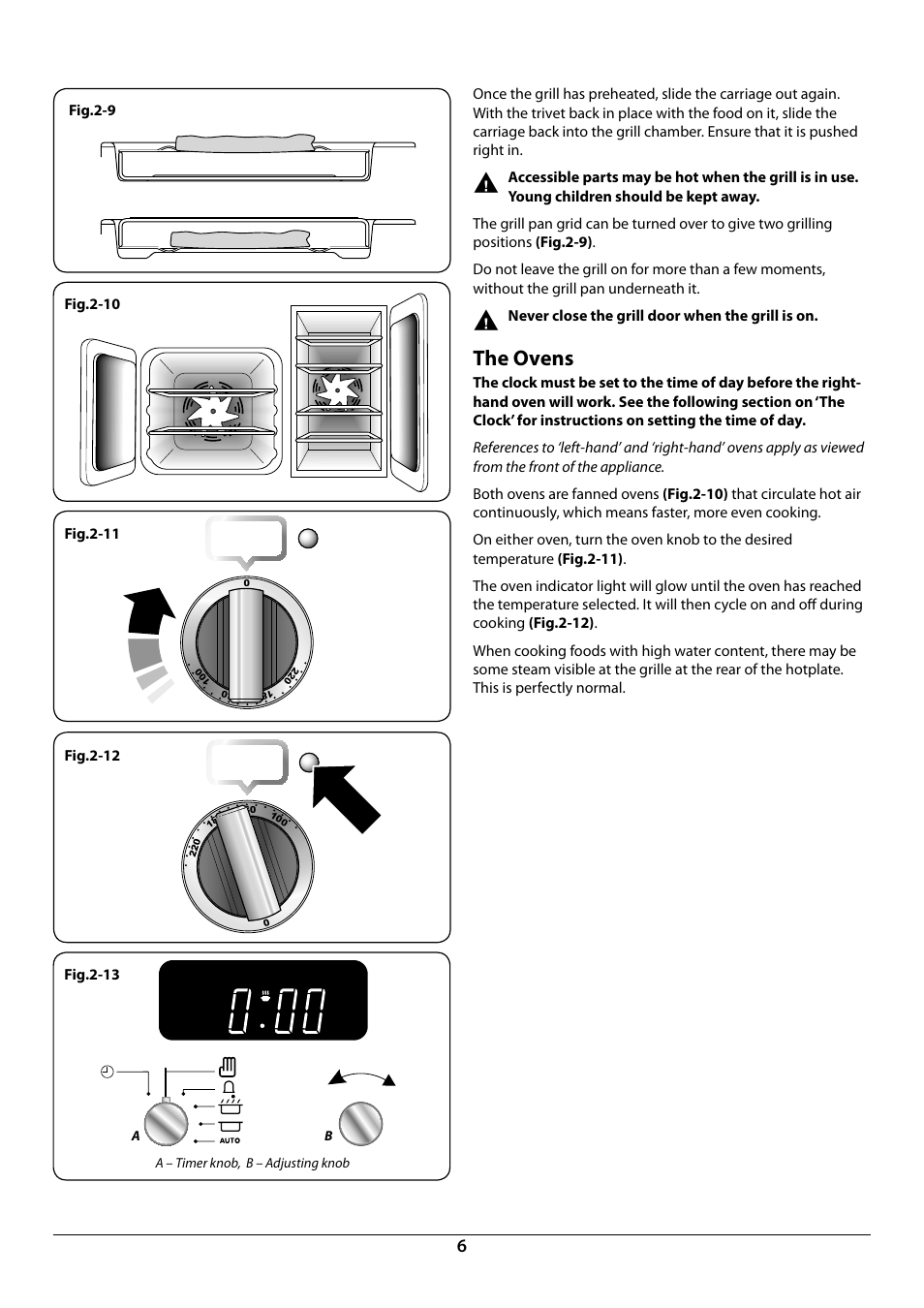 The ovens | Rangemaster 90 INDUCTION U109941 - 02 User Manual | Page 8 / 32