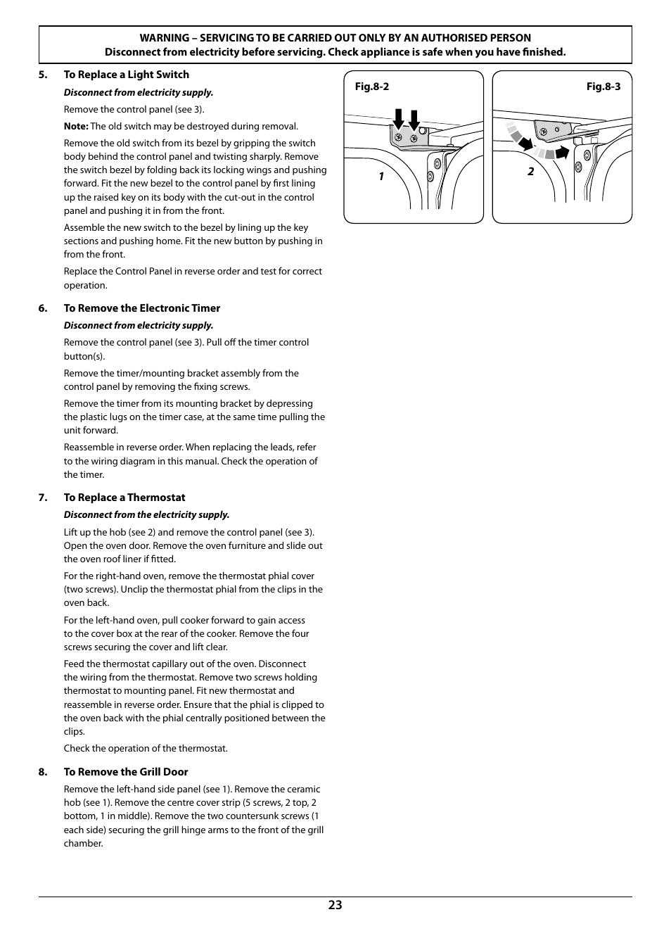 Rangemaster Toledo 110 Induction Cooker U109948 - 04 User Manual | Page 25 / 32