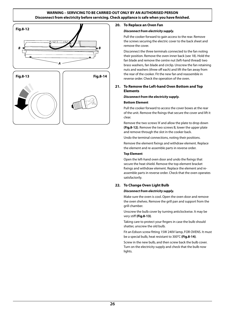Rangemaster Toledo 110 Induction Cooker U109948 - 04 User Manual | Page 28 / 32