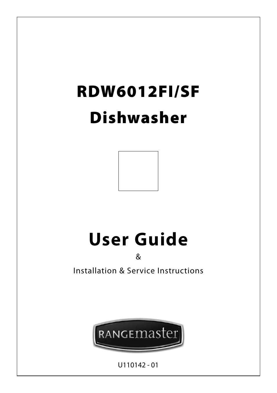 Rangemaster dishwasher RDW6012FI/SF User Manual | 28 pages