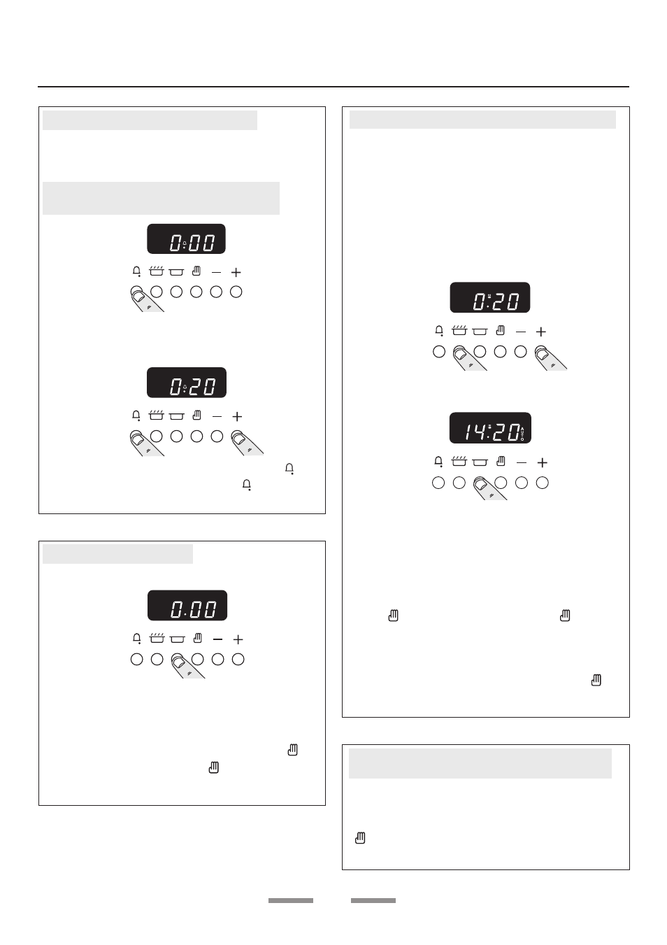 The clock | Rangemaster U1 215 02 User Manual | Page 13 / 32