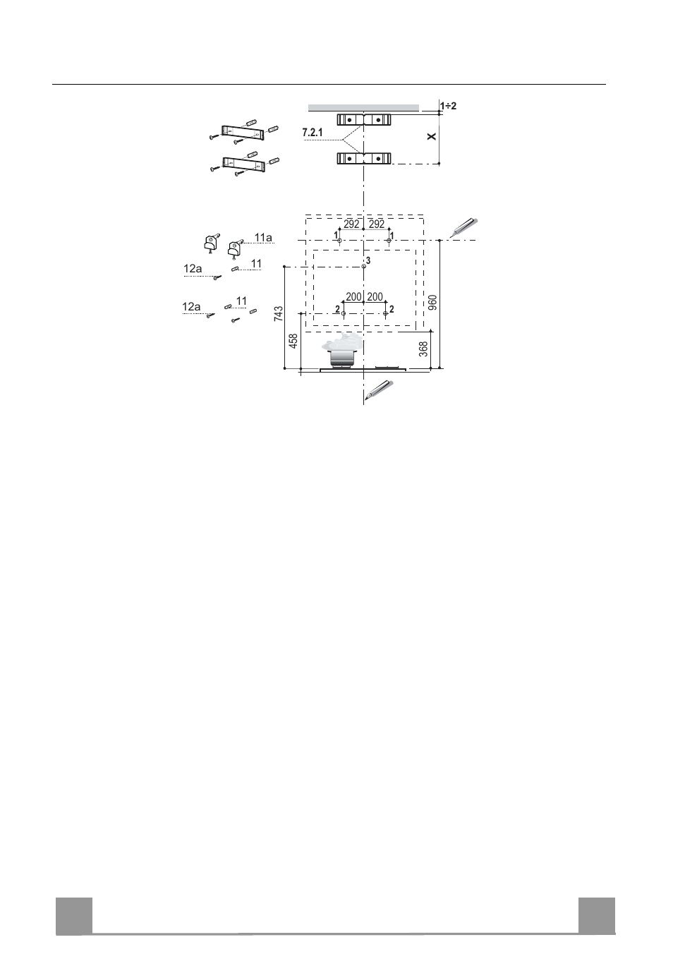 En 6 6 wall drilling and bracket fixing | Rangemaster GLX490 RM User Manual | Page 6 / 16