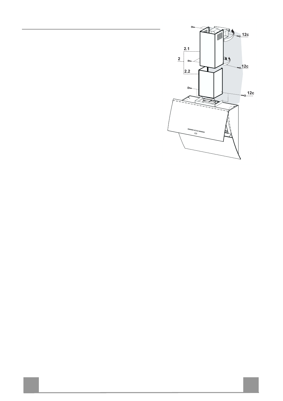 En 9 9, Flue assembly | Rangemaster GLX490 RM User Manual | Page 9 / 16