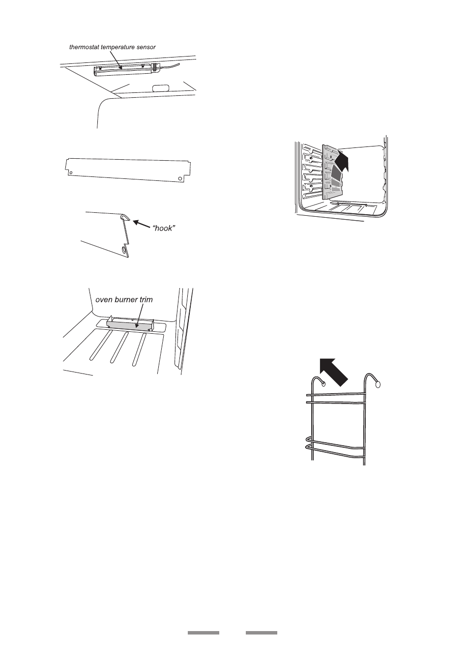 The main oven side linings, The tall oven | Rangemaster Toledo 90 Gas User Manual | Page 16 / 32