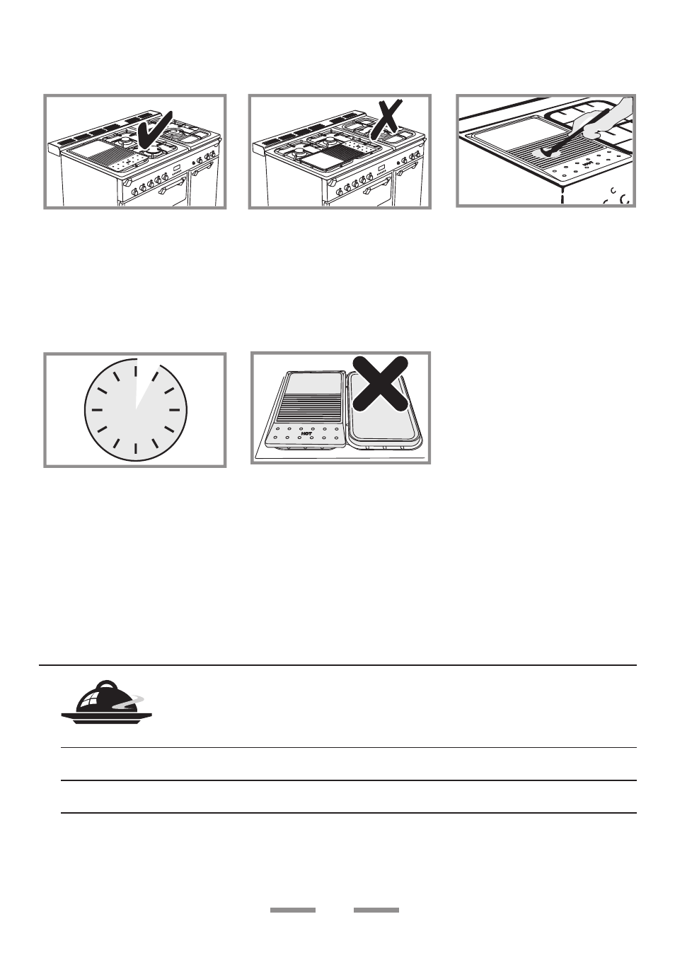 2 minute tour - continued, The griddle | Rangemaster Toledo 90 Gas User Manual | Page 4 / 32