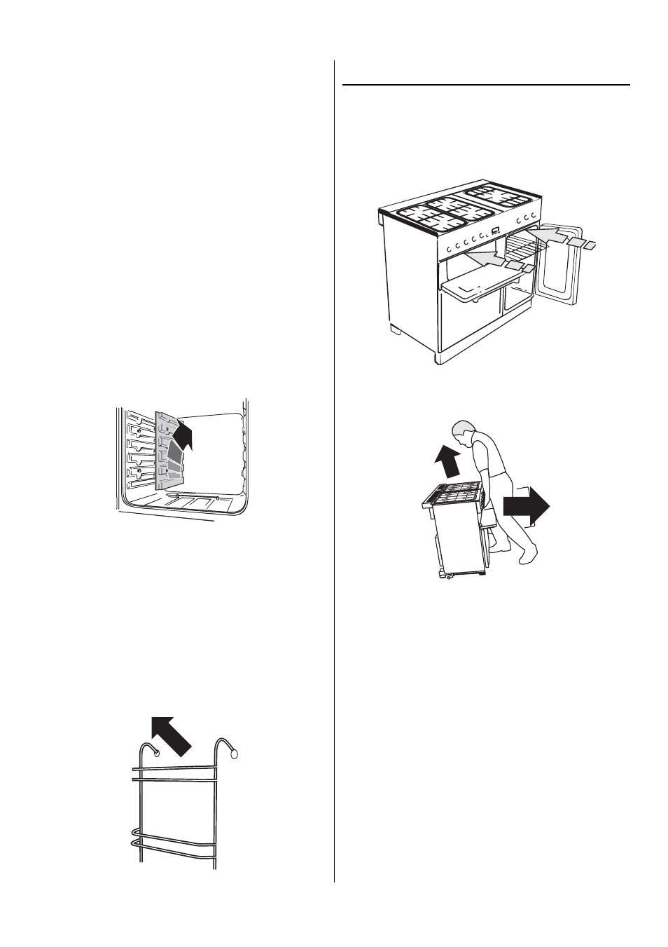 Moving your cooker, The tall oven | Rangemaster 90 Gas User Manual | Page 19 / 40