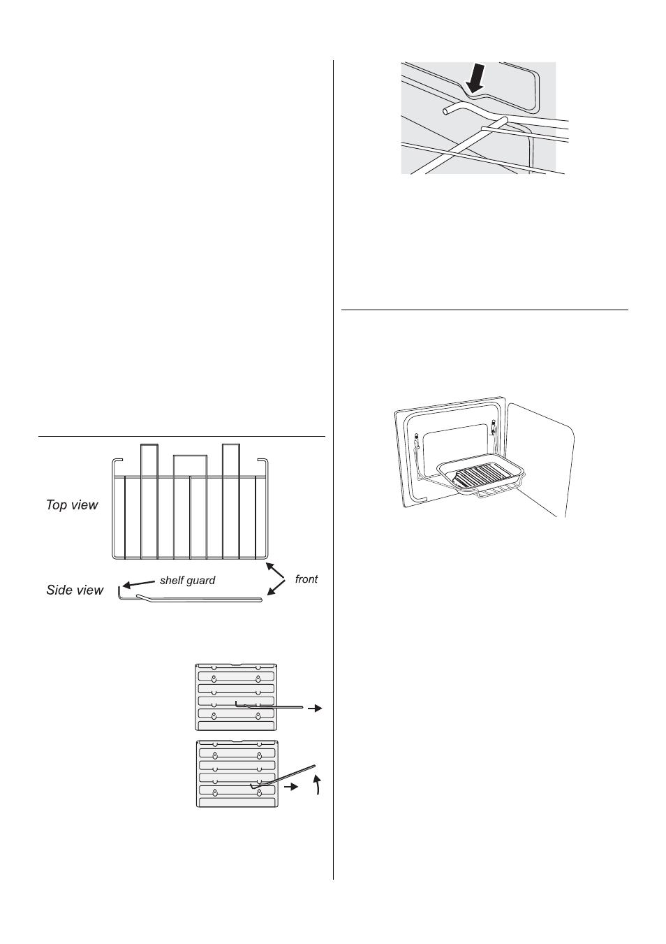 The main oven shelves, The handyrack | Rangemaster 90 Gas User Manual | Page 8 / 40