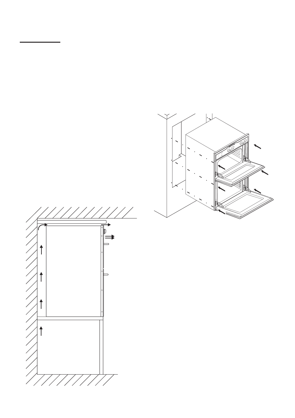 Ventilation, Installation | Rangemaster Double Built in Oven User Manual | Page 15 / 16