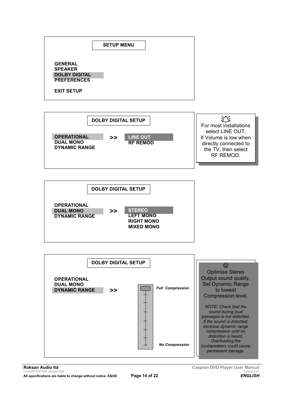 Roksan Audio Caspian User Manual | Page 14 / 22