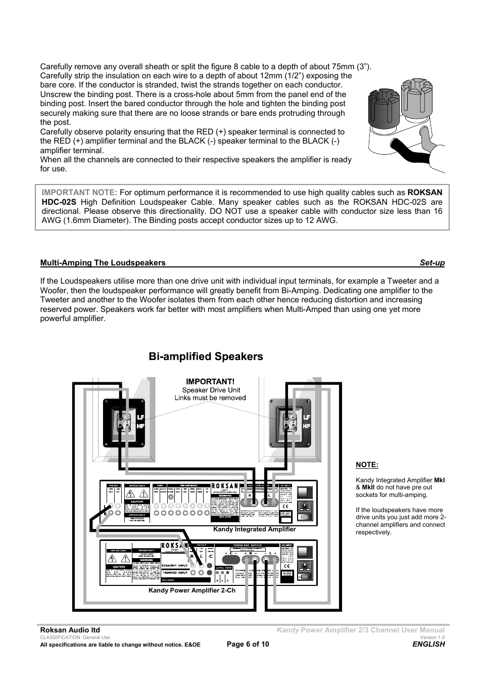 Roksan Audio KMA-2/3 User Manual | Page 6 / 10