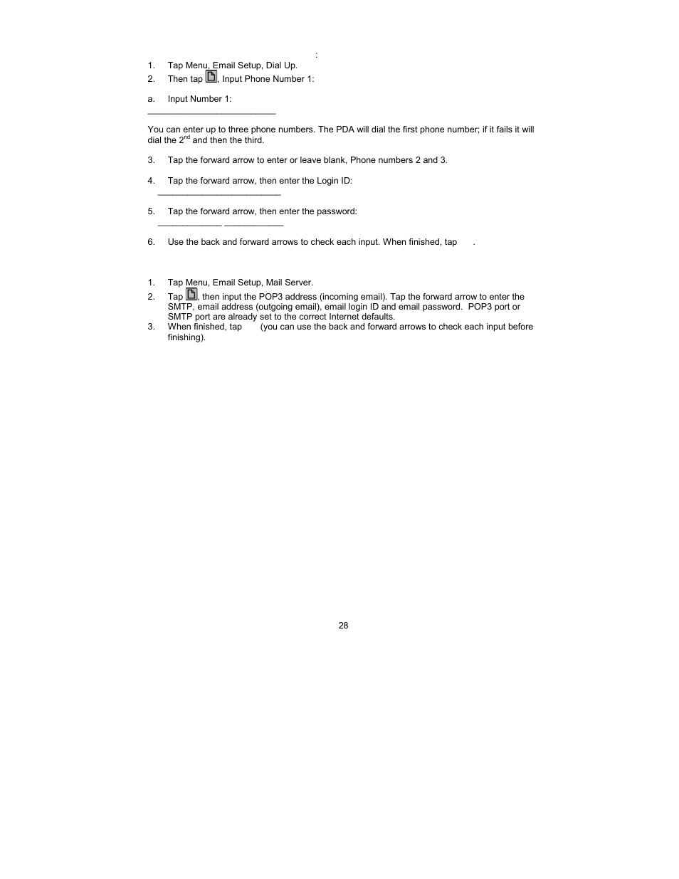 Royal Consumer Information Products Linea Pen Based PDA User Manual | Page 28 / 29