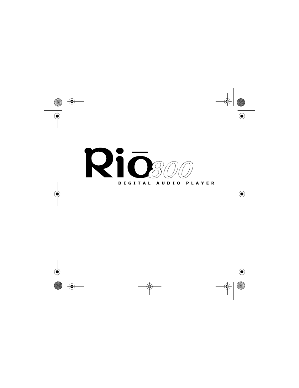 Rio Audio Rio 800 User Manual | 20 pages