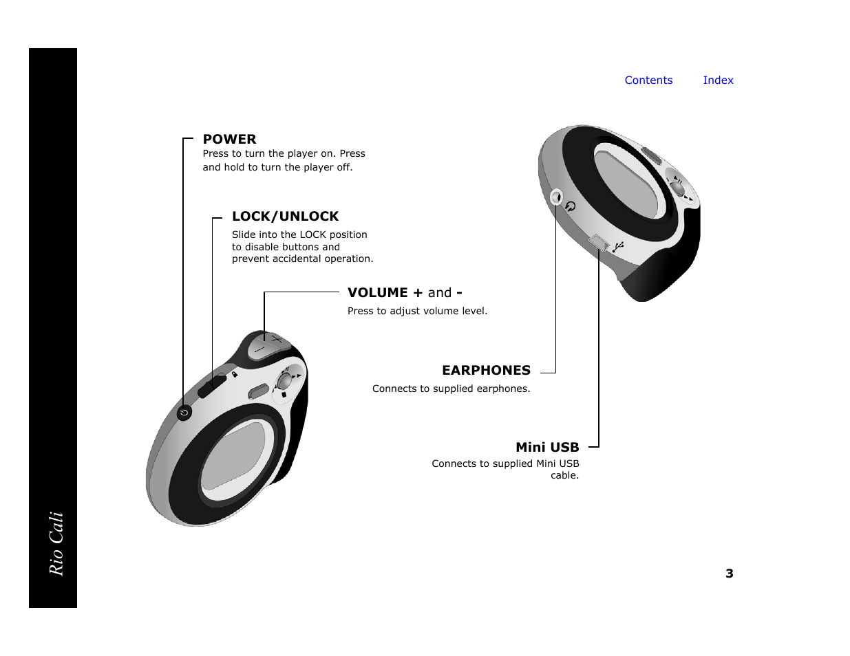 Rio cali | Rio Audio Cali User Manual | Page 7 / 59