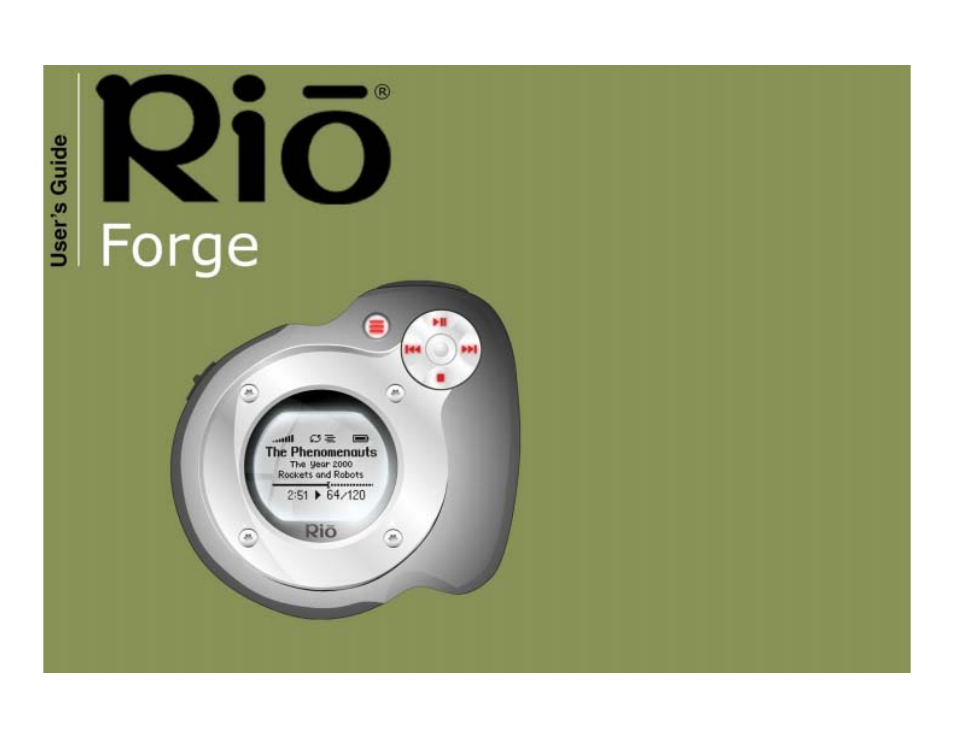 Rio Audio Forge User Manual | 77 pages