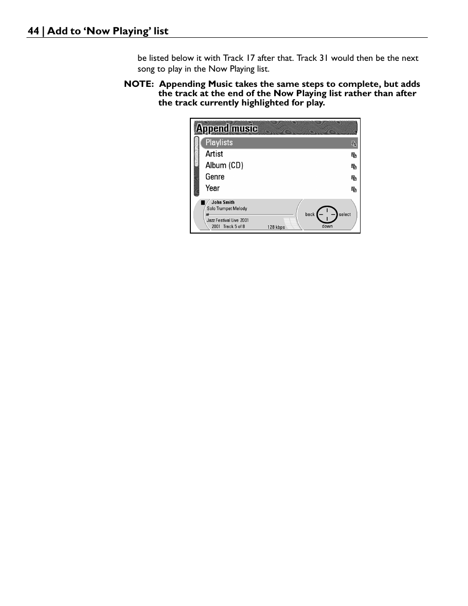 Rio Audio Advanced Digital Audio Center User Manual | Page 46 / 116