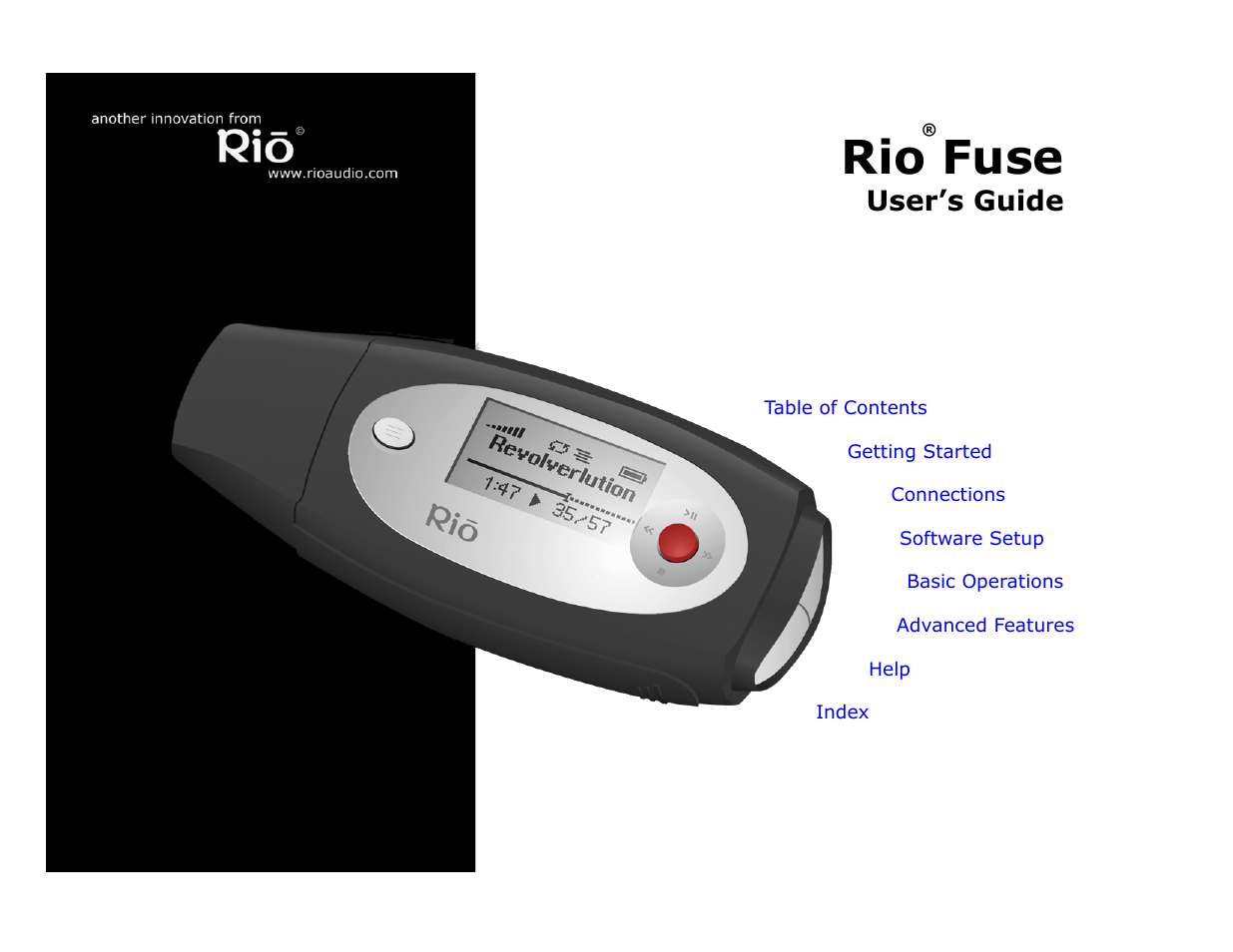 Rio Audio Rio Fuse User Manual | 54 pages