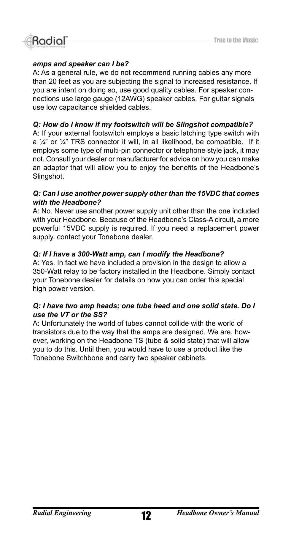 Radian Technologies VT R800 7040 00 User Manual | Page 15 / 16