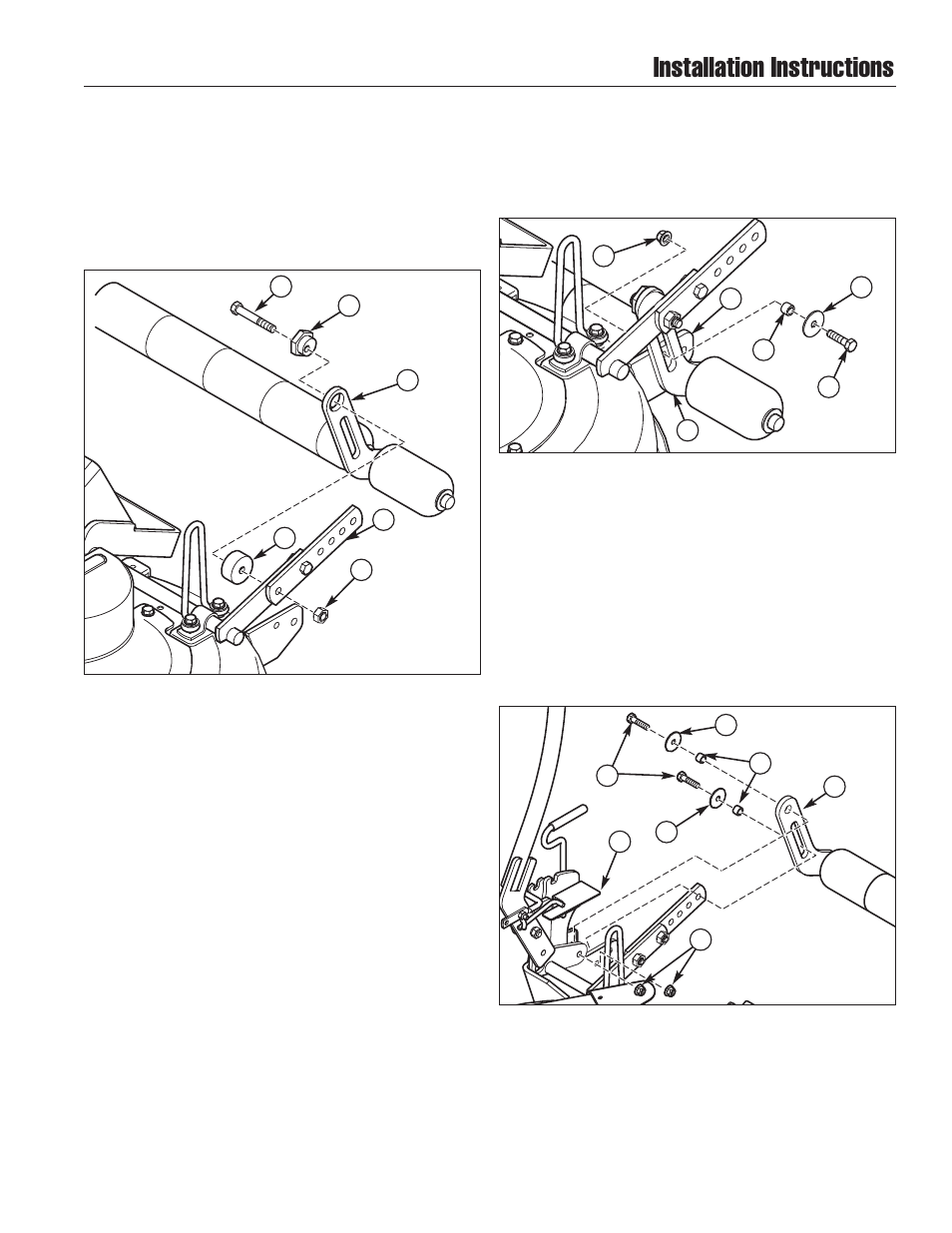 Installation instructions, 40” roller bar mower kit | Roller Derby 1687284 User Manual | Page 3 / 4