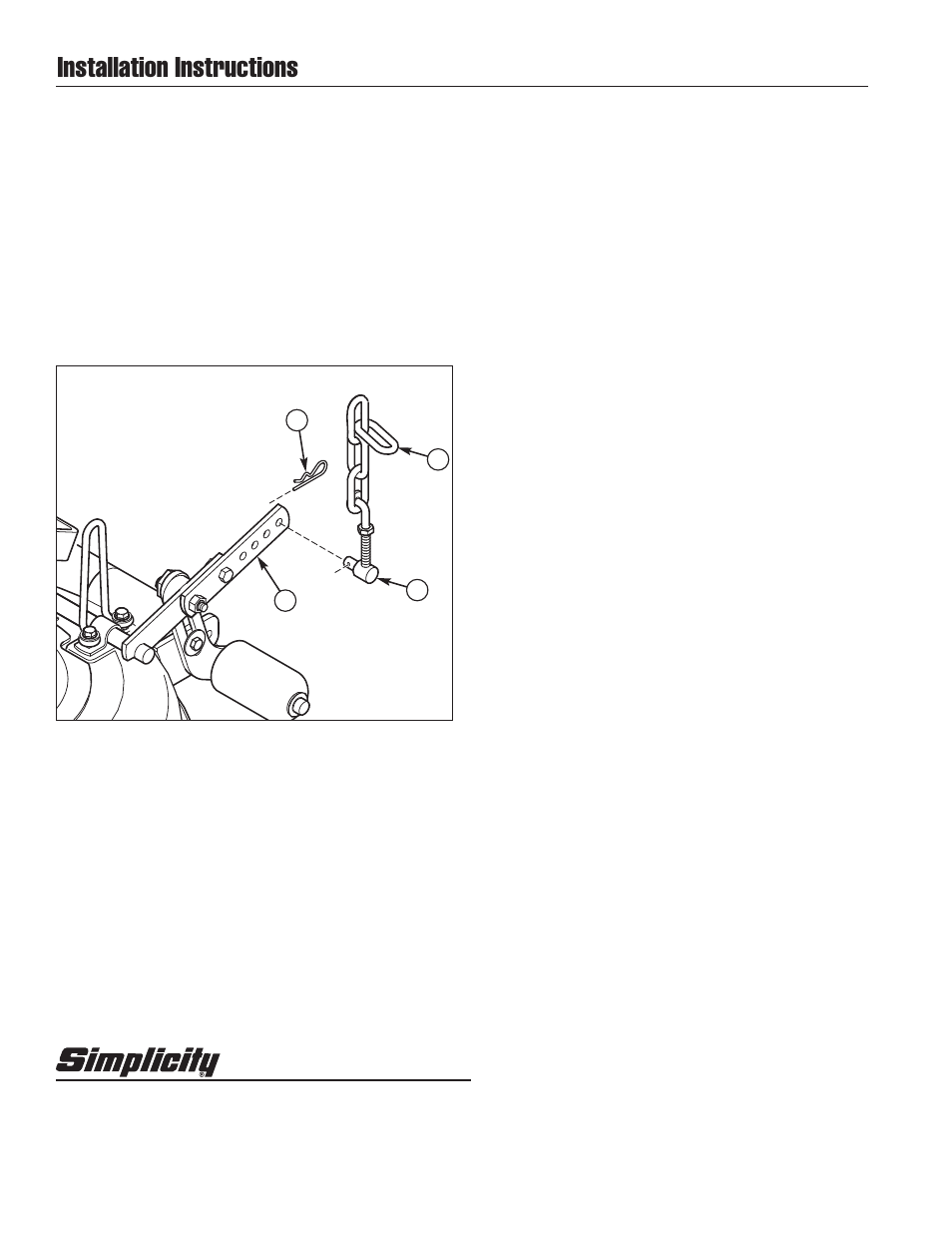 Installation instructions, 40” roller bar mower kit | Roller Derby 1687284 User Manual | Page 4 / 4