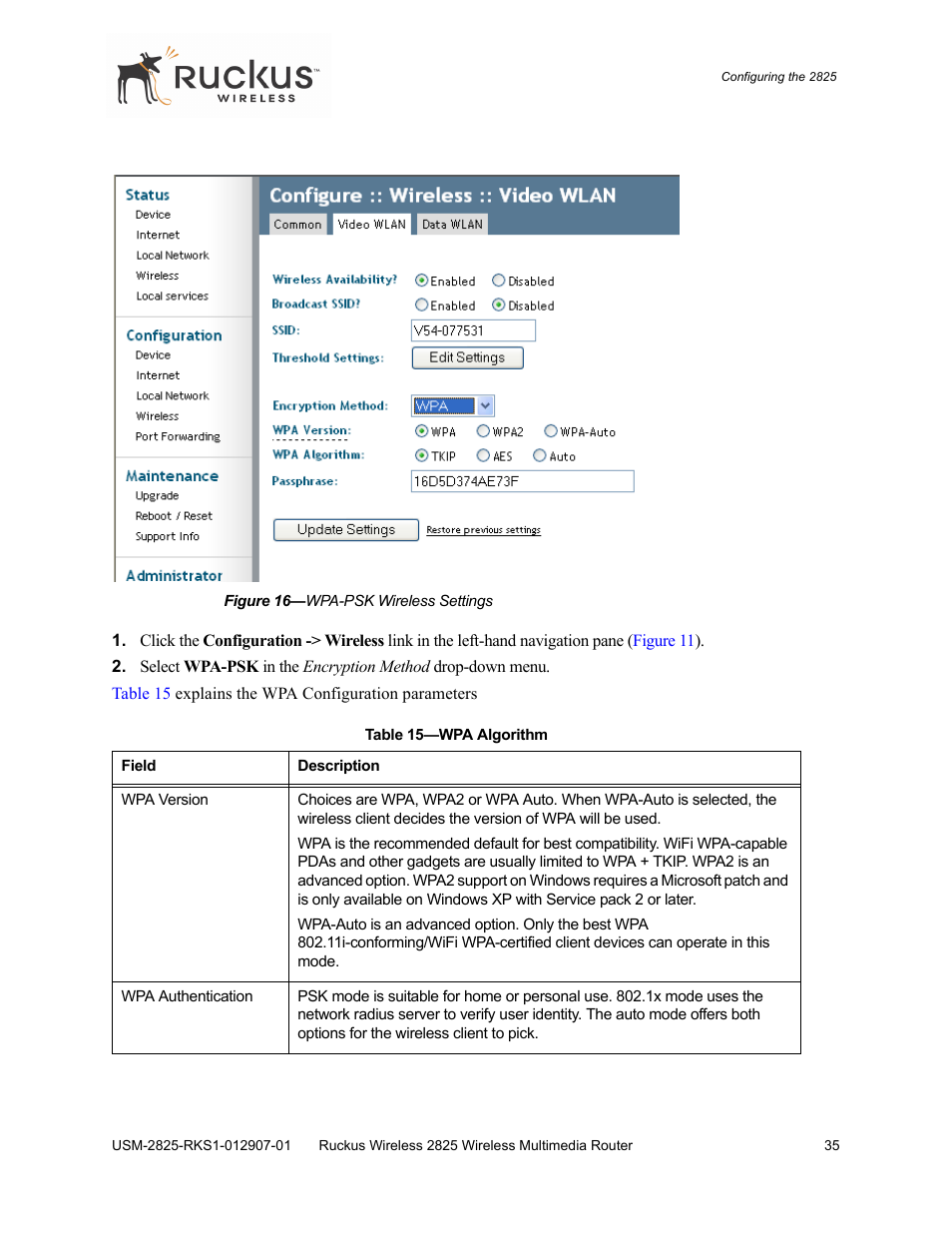 Ruckus Wireless 2825 User Manual | Page 35 / 64