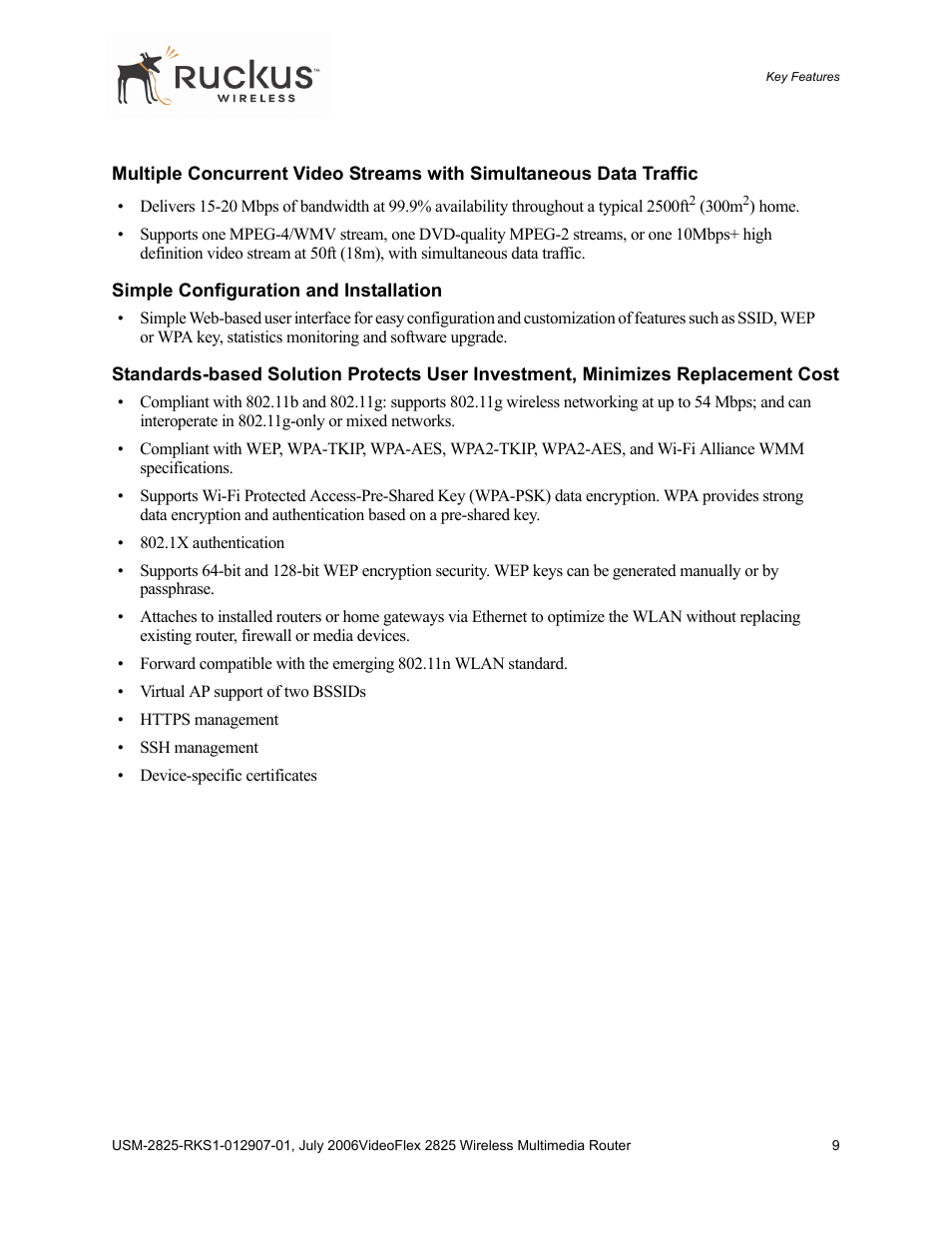 Ruckus Wireless 2825 User Manual | Page 9 / 64