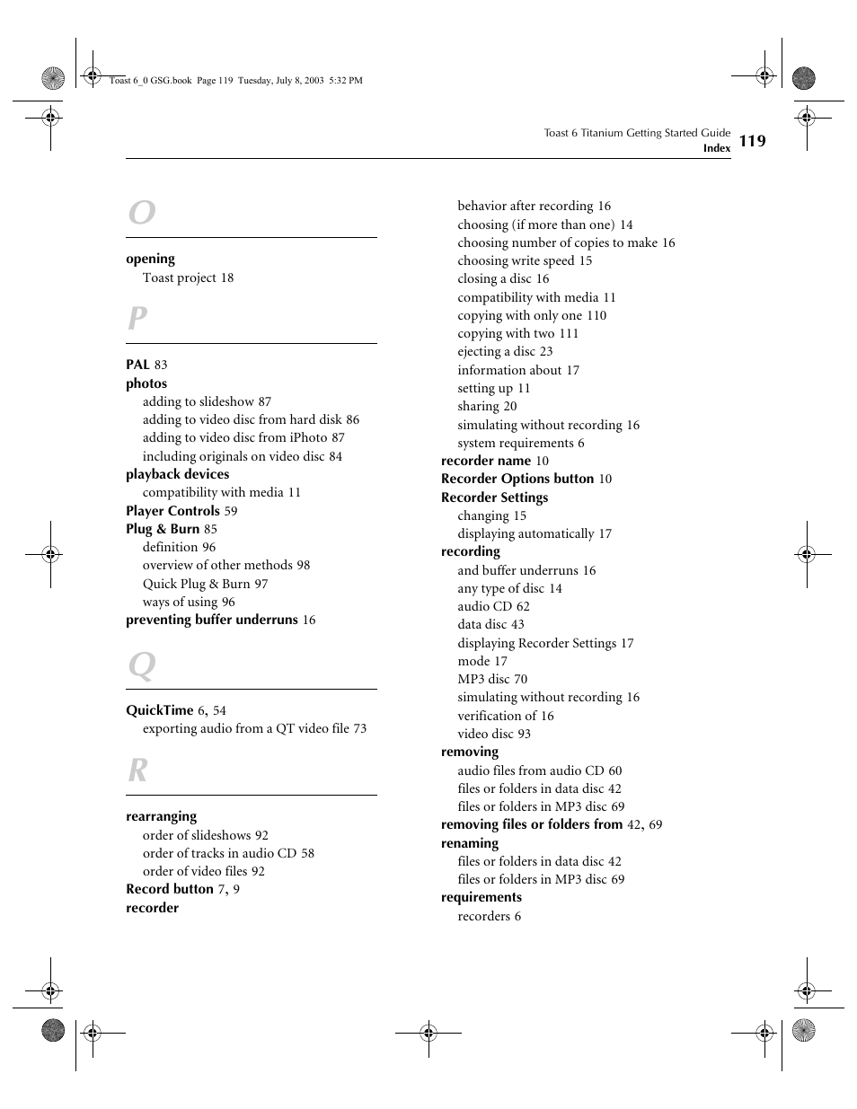 Roxio TOAST 6 User Manual | Page 129 / 132