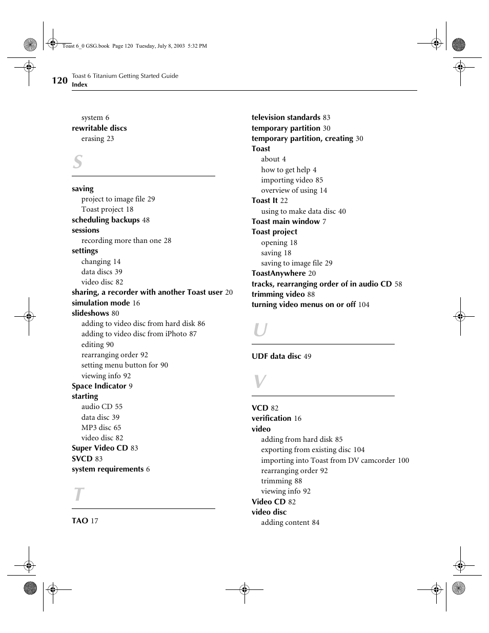 Roxio TOAST 6 User Manual | Page 130 / 132