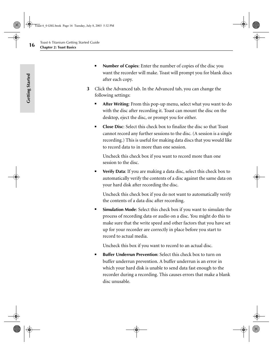 Roxio TOAST 6 User Manual | Page 26 / 132