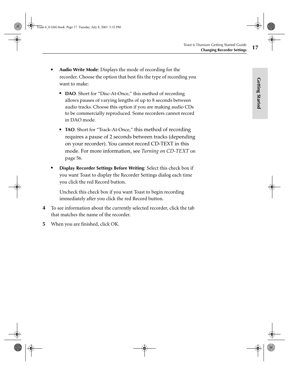 Roxio TOAST 6 User Manual | Page 27 / 132