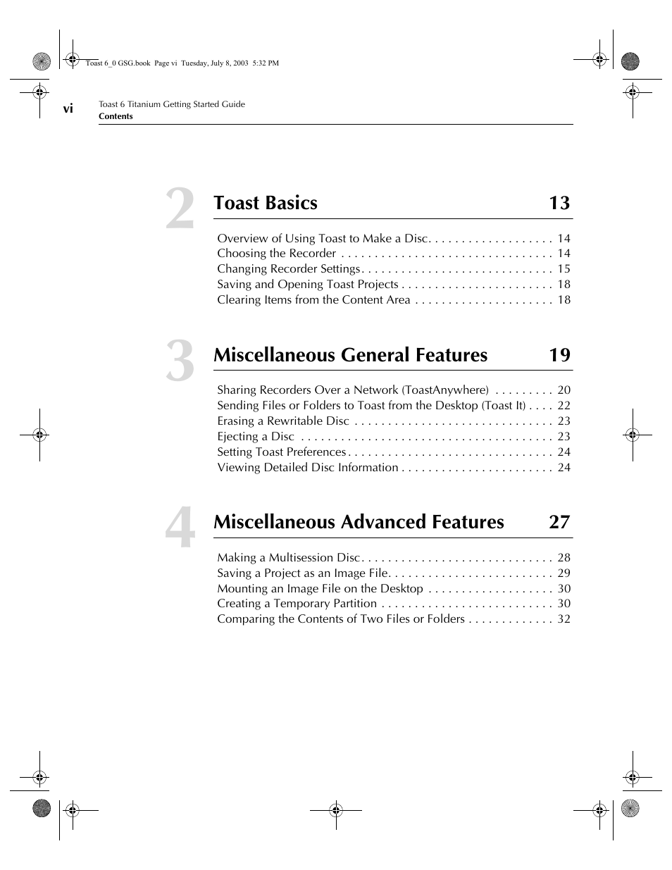 Roxio TOAST 6 User Manual | Page 6 / 132