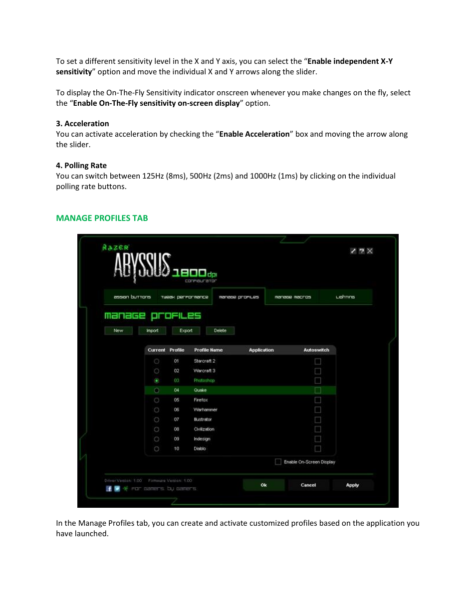 Razer ABYSSUS 1800 User Manual | Page 7 / 16