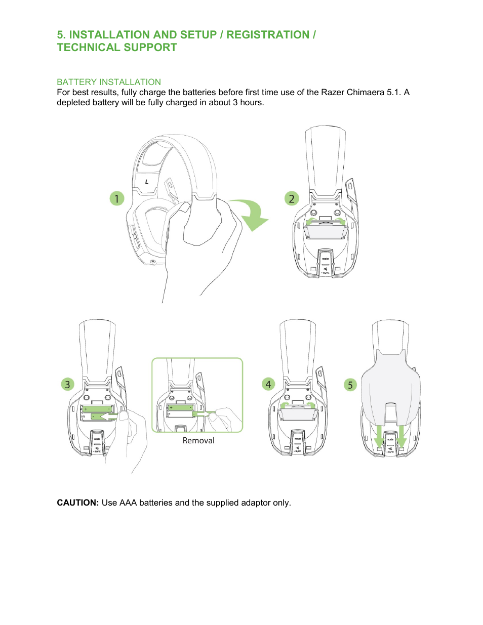 Razer Chimaera 5.1 User Manual | Page 5 / 15