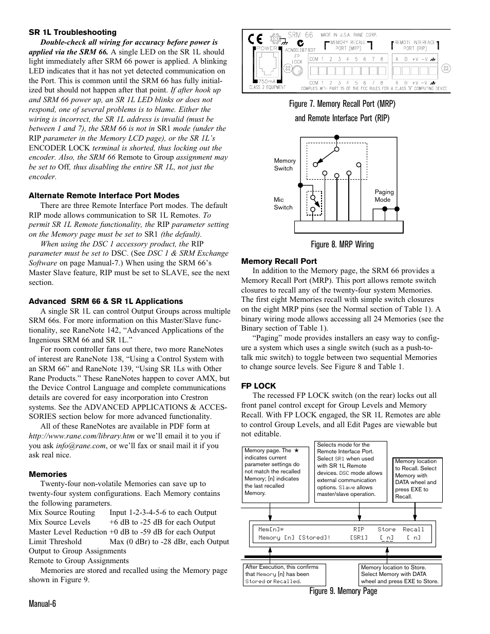 Rane SRM 66 User Manual | Page 6 / 8