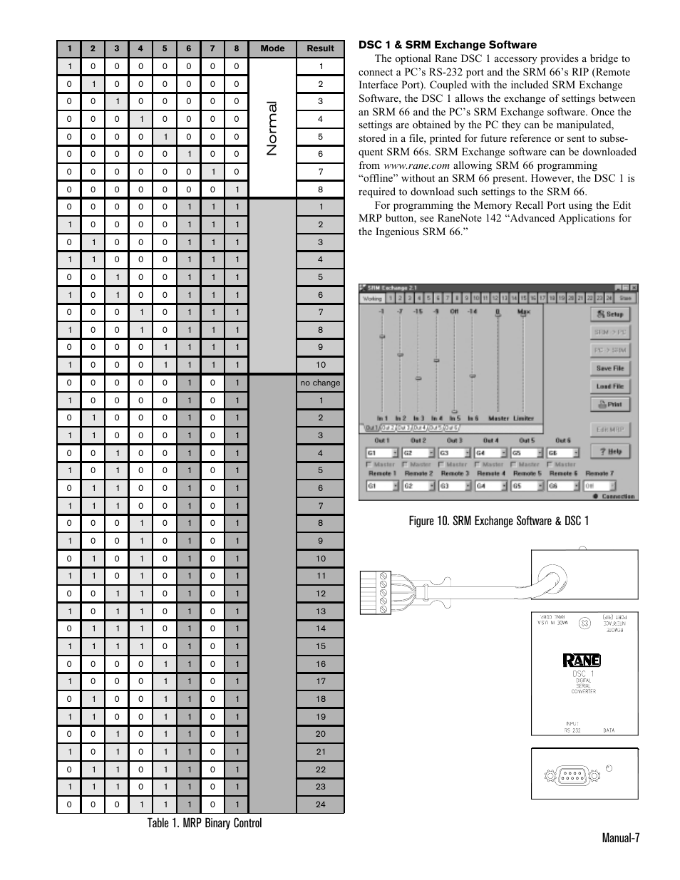 Rane SRM 66 User Manual | Page 7 / 8