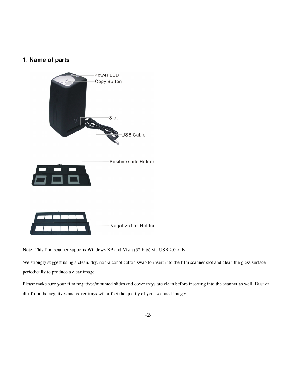 Reflecta xScan Film Scanner User Manual | Page 3 / 23