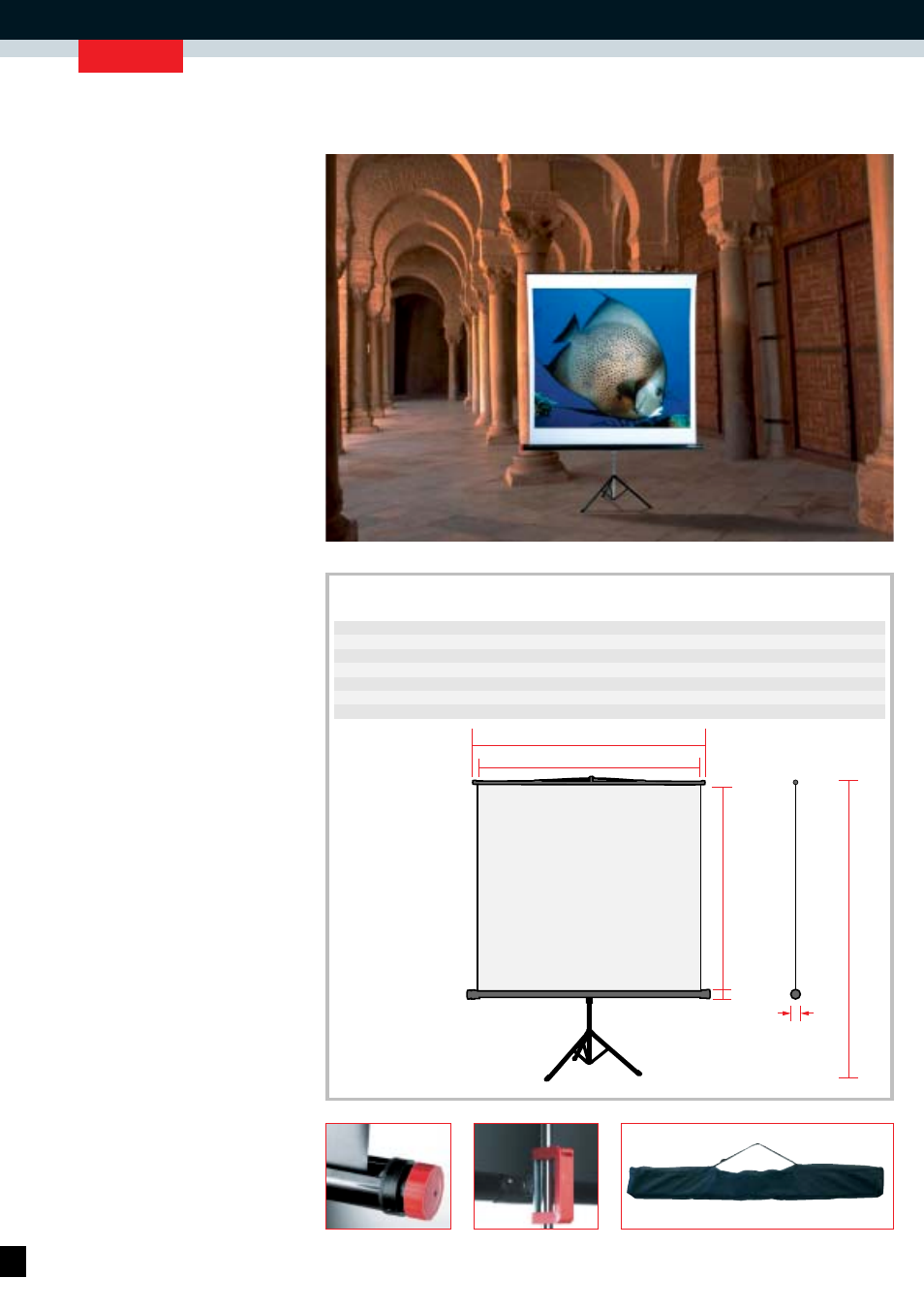 Tripods | Reflecta Projection Screens User Manual | Page 10 / 36