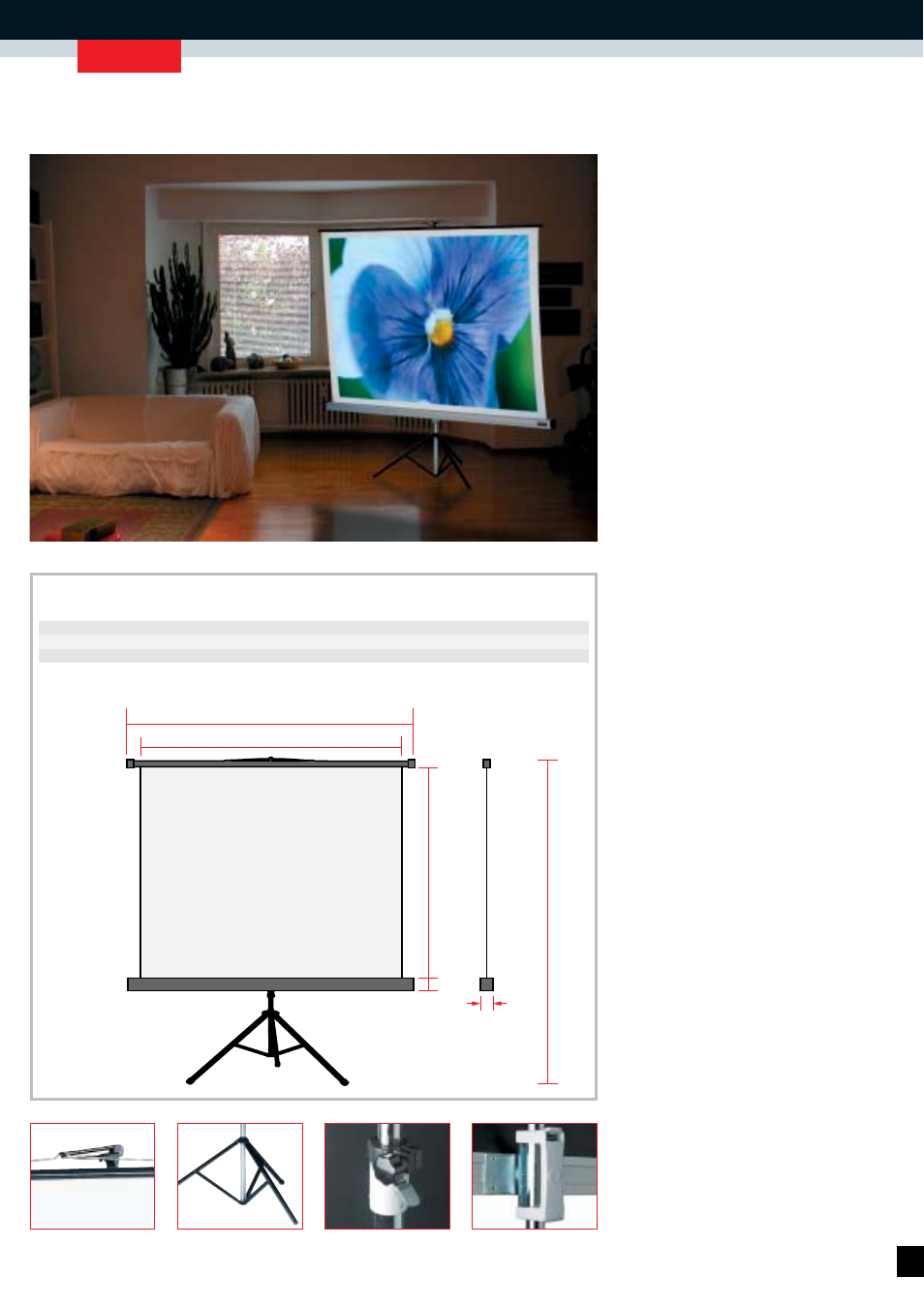 Tripods | Reflecta Projection Screens User Manual | Page 11 / 36