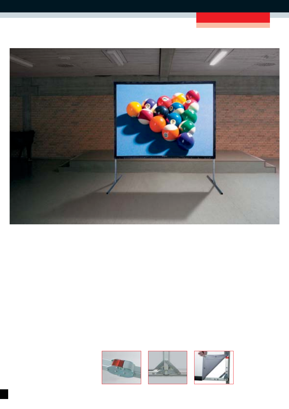 Aluminum frame | Reflecta Projection Screens User Manual | Page 20 / 36