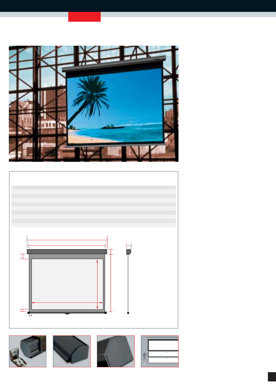 Galaxy | Reflecta Projection Screens User Manual | Page 23 / 36