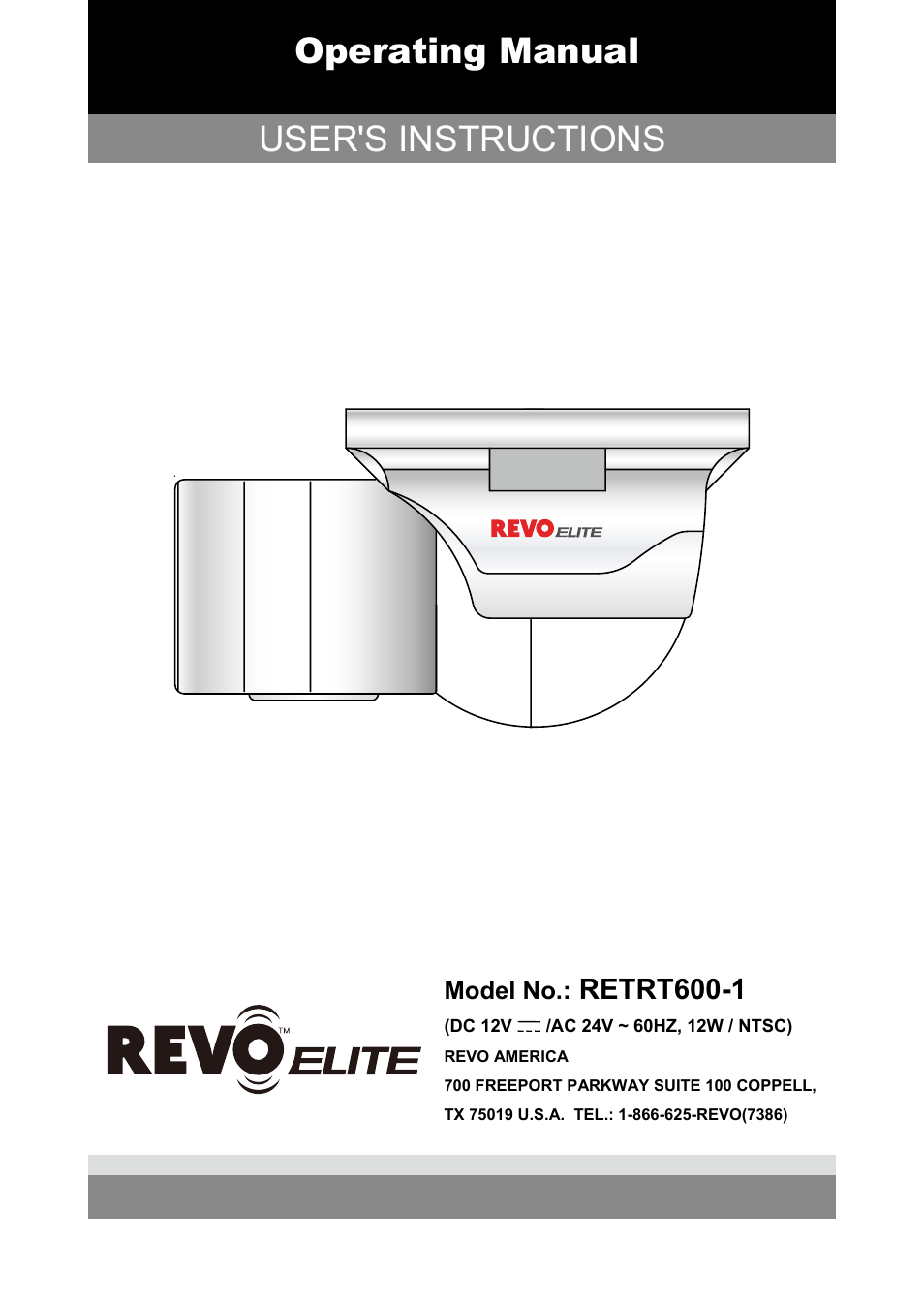 Revo RETRT600-1 User Manual | 22 pages