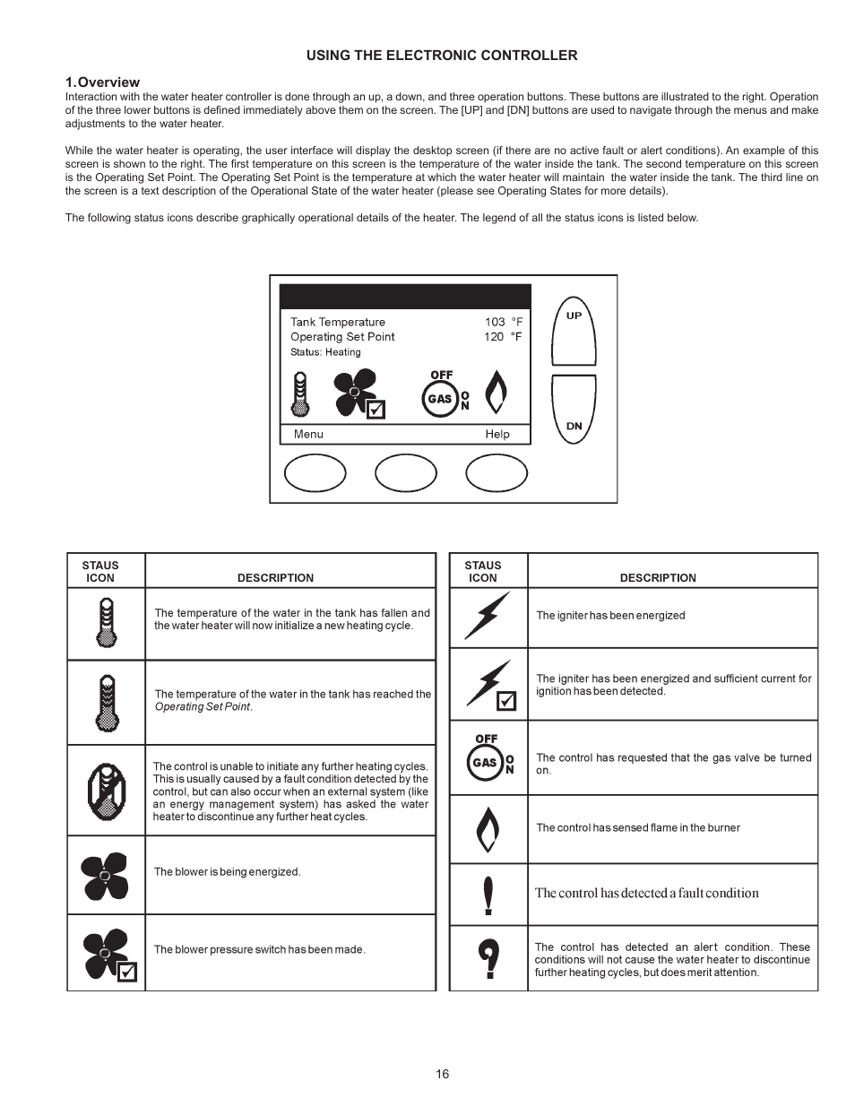 Reliance Water Heaters RUF 100 199 SERIES 101 User Manual | Page 16 / 36