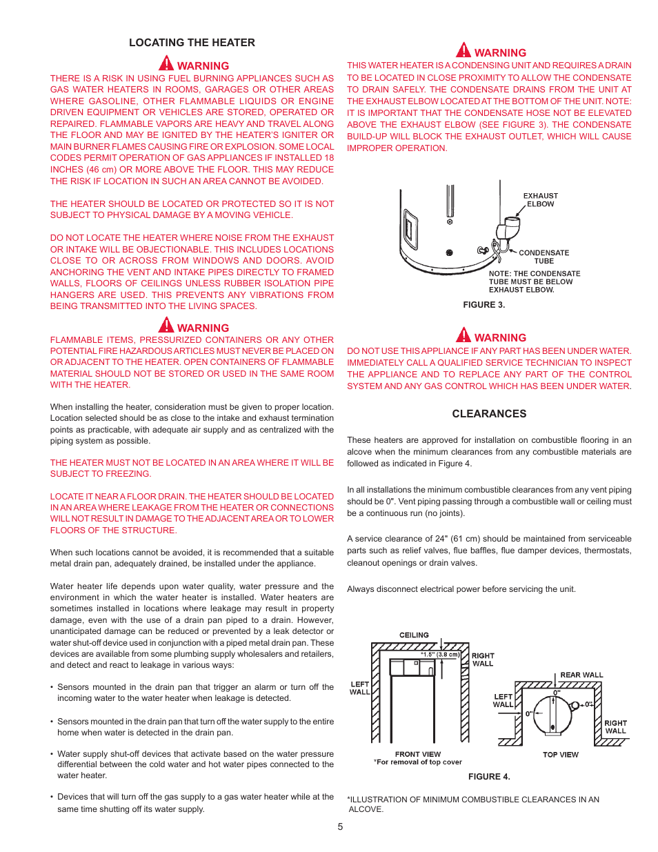 Reliance Water Heaters RUF 100 199 SERIES 101 User Manual | Page 5 / 36