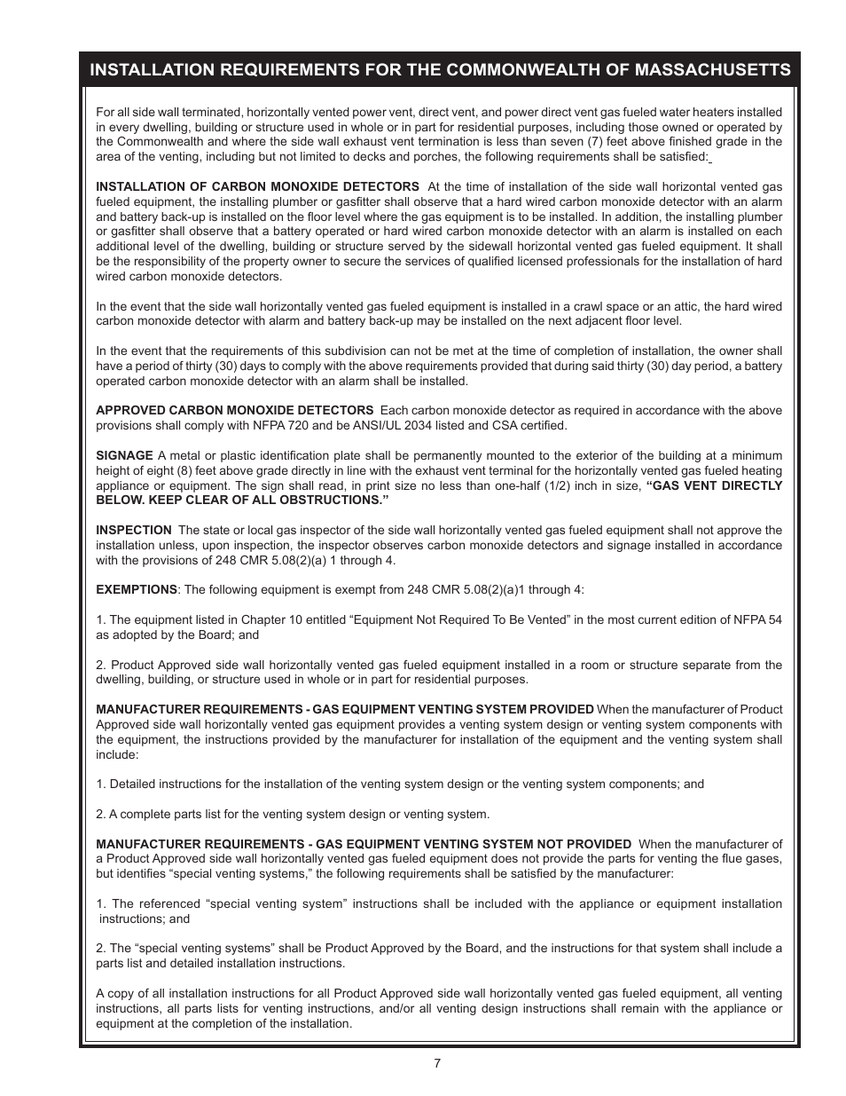 Reliance Water Heaters RUF 100 199 SERIES 101 User Manual | Page 7 / 36