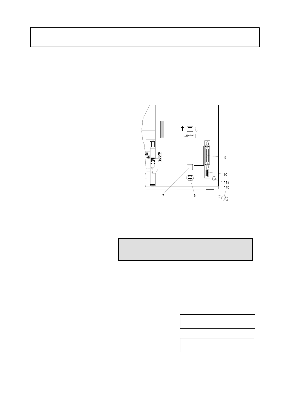 Operation, Connecting the printer, Interface cable | Connection to media feed unit, Power cable, Switching the printer on | Rena DA615 User Manual | Page 11 / 82