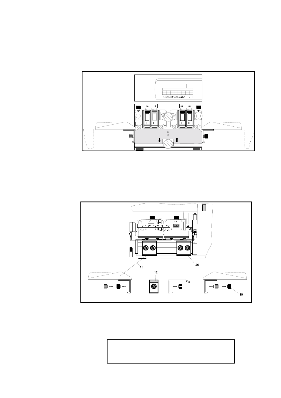 Lateral guides, Paper feed without address printing | Rena DA615 User Manual | Page 19 / 82