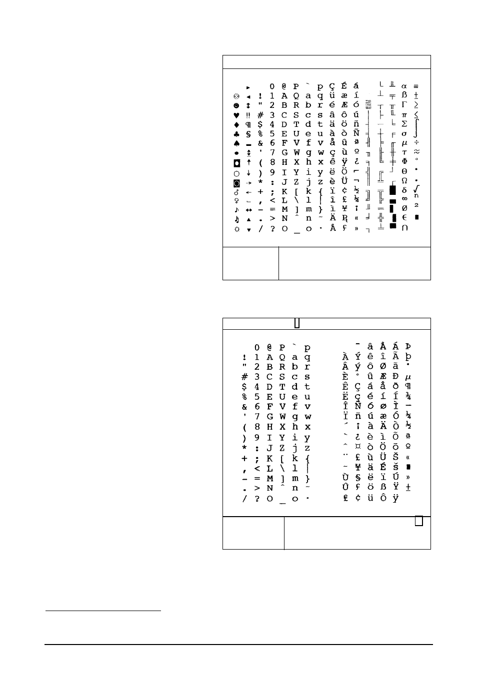 Bit-character sets, Pc-8 | Rena DA615 User Manual | Page 69 / 82