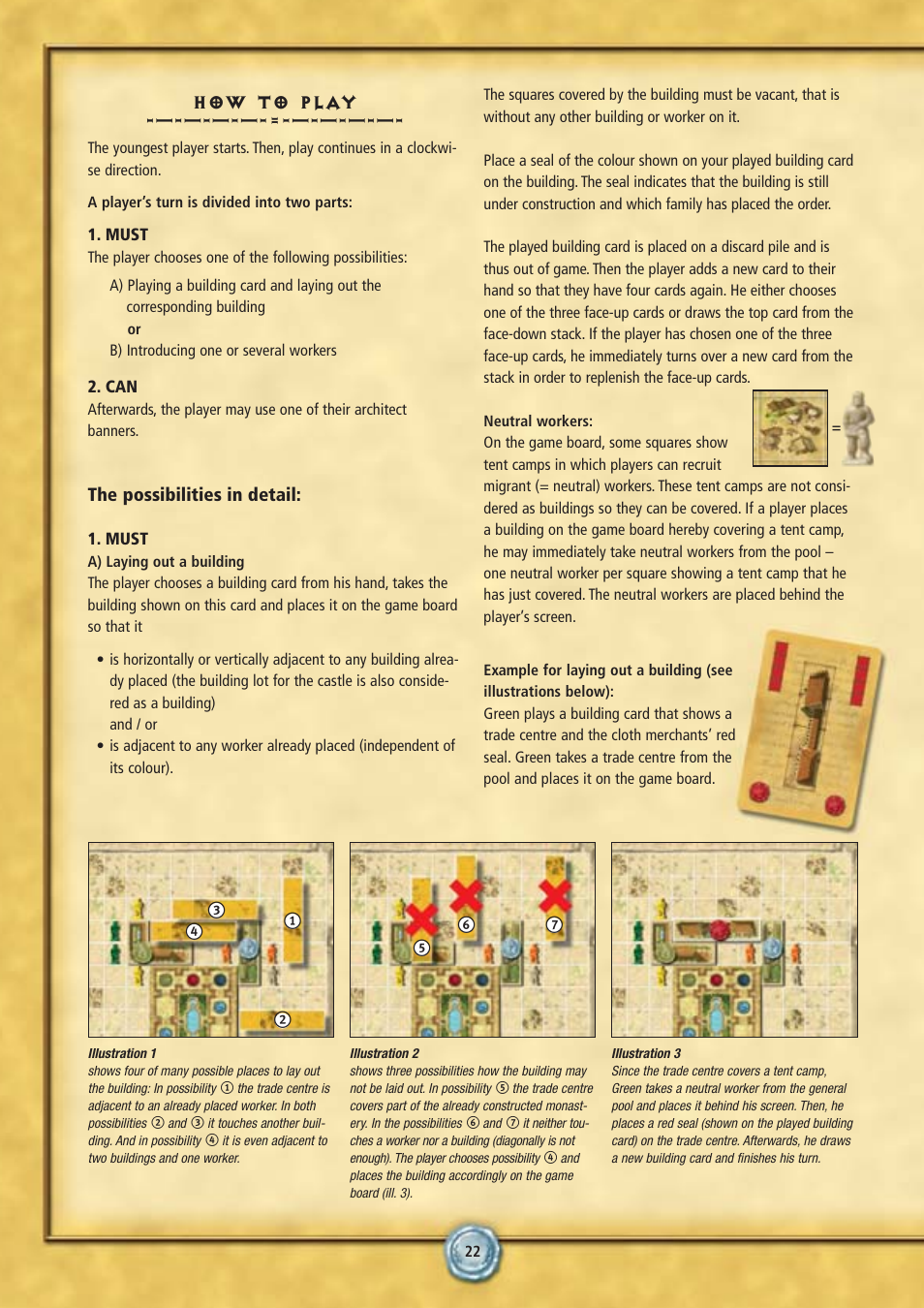 How to play | Rio Grande Games Arkadia 6 User Manual | Page 3 / 6