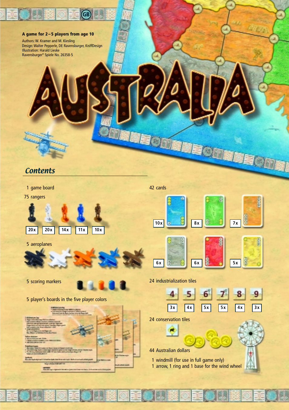 Rio Grande Games Australia 27 User Manual | 8 pages